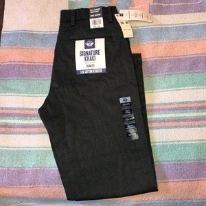 NWT GREY KHAKI PANTS